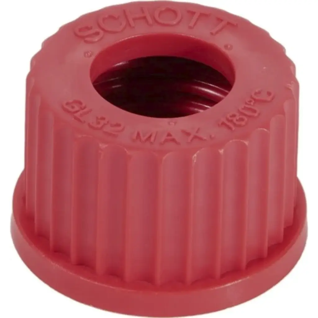 Screw Cap GL 32 with Hole, Package 10