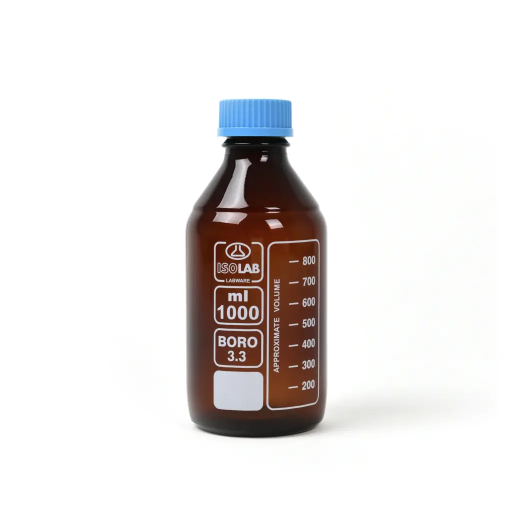 Glass Bottle 1L, Amber