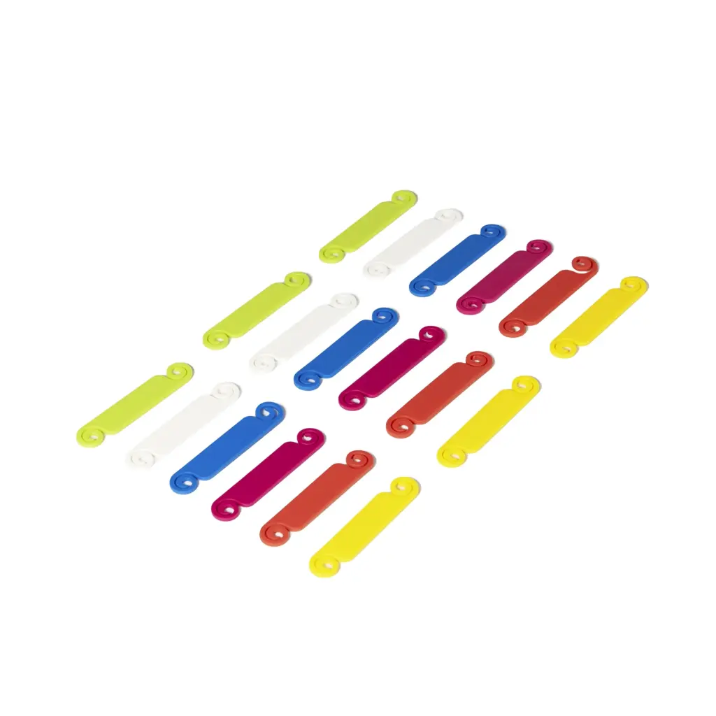 Multicoloured Marker Clamps, Package 18