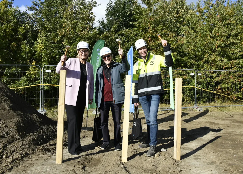 Breaking ground for BPC Instruments’ new HQ in Lund